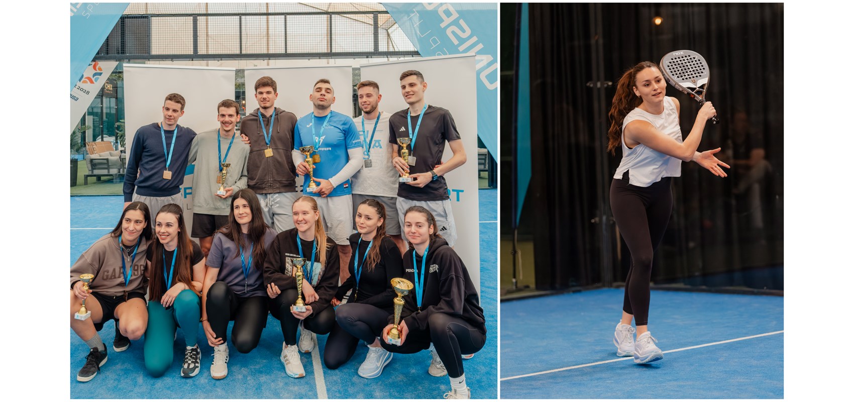 Srebro studenticama i studentima na prvom državnom prvenstvu u padelu